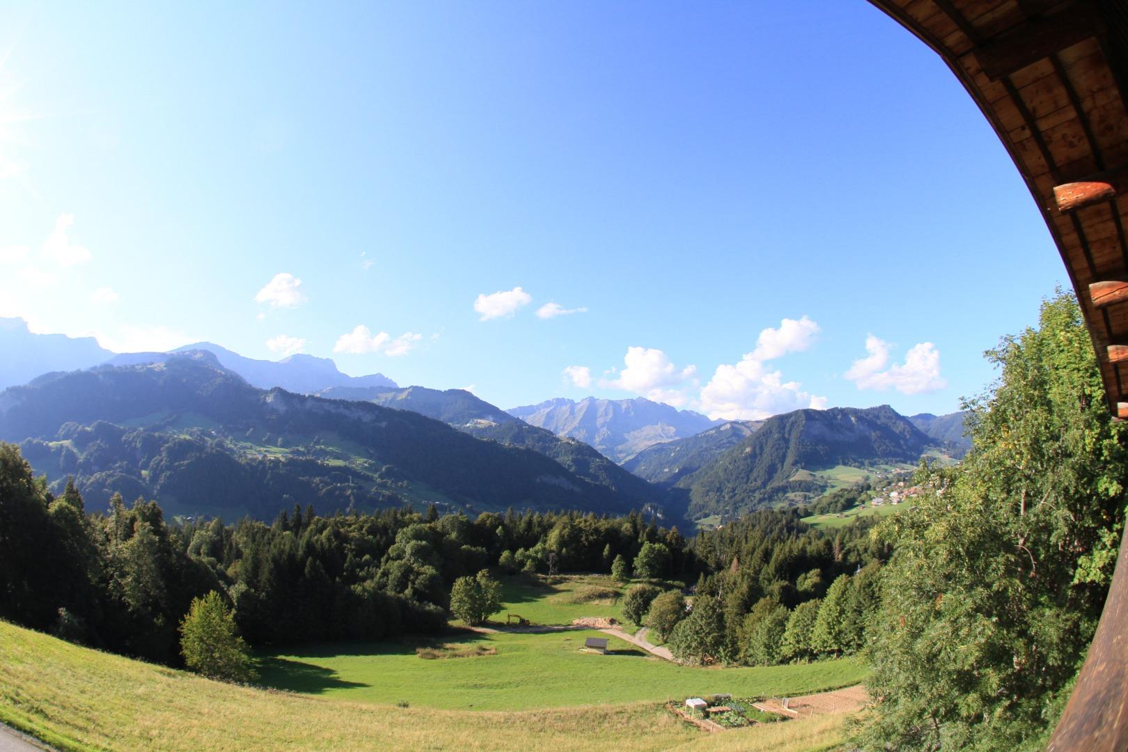 Vue depuis le balcon est